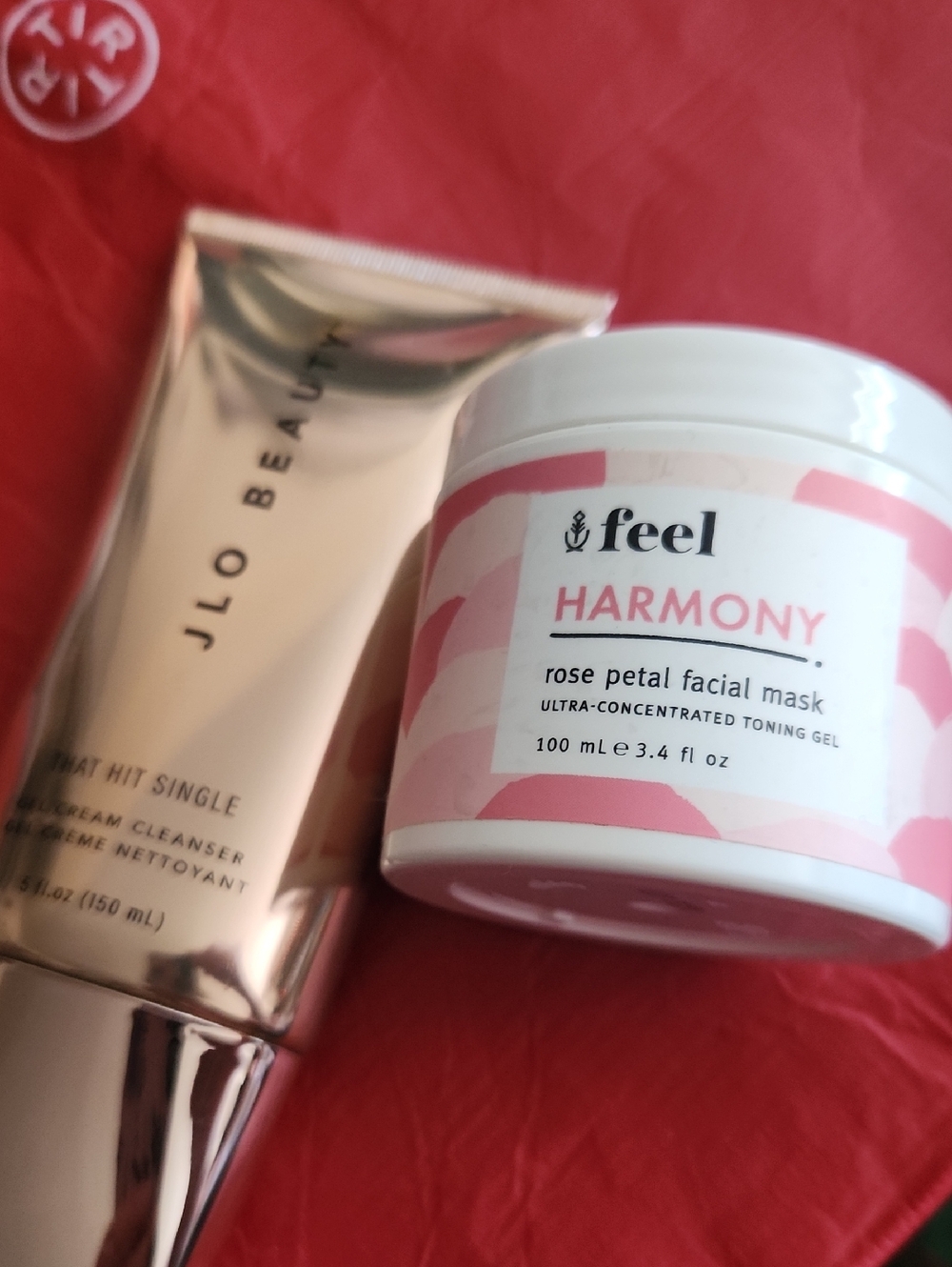 Feel Harmony Rose Petal Facial Mask – Hydrating Pink Gel